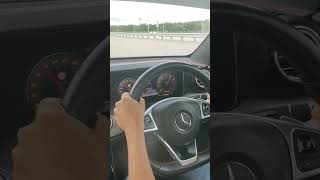 Mercedes E43 AMG Sport acceleration test automobile [upl. by Orvah639]