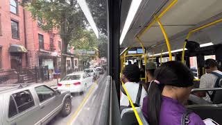 MTA 2018 XD40 7630 on the B101 shuttle bus ride from Park Place to Franklin Avenue [upl. by Esch336]