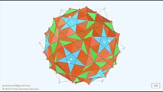 O dodecadodecaedro snub e seu dual  The snub dodecadodecahedron and its dual [upl. by Murrah28]