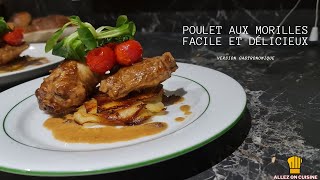 Poulet aux morilles facile et délicieux [upl. by Ainimreh]