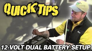 12VOLT DUAL BATTERY SETUP  Petes RV Quick Tips CC [upl. by Oner742]