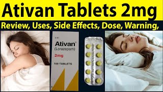 Ativan tablets 2 mg  lorazepam tablets 2 mg reviews Ativan tablets 2 mg  Uses Side Effects Dose [upl. by Agathy389]