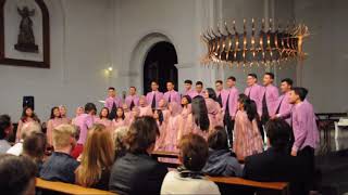 O Nata Lux Andrew Steffen  Diponegoro University Choir Audience Cam [upl. by Hartwell]