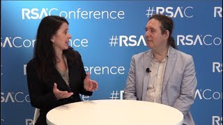 Behind the Mask with Alan Commike and Carolyn Crandall at RSAC 2019 [upl. by Ayotel]