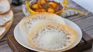 Perfect appam and Egg roast  Palappam and Egg roast Kerala Breakfast recipe  Vellappam [upl. by Tatiania]