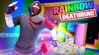 I attempted the 100 level RAINBOW Deathrun [upl. by Oremodlab]