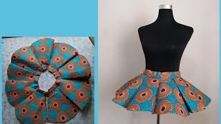 How to Sew Panelled Gore Flare Peplum Belt [upl. by Hills32]