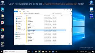 How To Delete Software Distribution Folder on Windows 10 [upl. by Aleetha464]