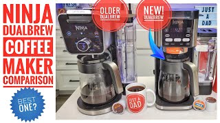 Ninja DualBrew Hot amp Iced CFP101 vs Pro CFP301 Coffee amp Pods Coffee Maker Comparison [upl. by Antonin]