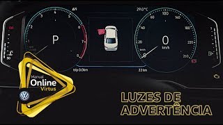 Luzes de advertência  Manual Online Virtus  VWBrasil [upl. by Llehcim]