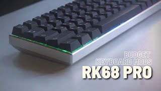 Modding Budget Keeb  RK68 Pro Overview and Sound Test [upl. by Gaidano]