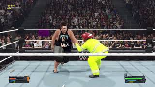 anzeigenhauptmeister vs drachenlord casket match WWE live Tour germany 2024 [upl. by Eikcir282]