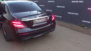 Злой выхлоп на Mercedes E43 AMG W213 Двойная трасса Звук ДОПОСЛЕВ САЛОНЕ [upl. by Eey984]