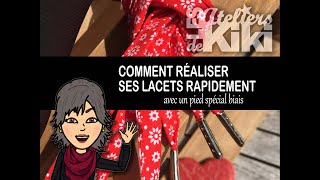 COMMENT REALISER SES LACETS RAPIDEMENT avec un pied spécial biais [upl. by Rolph360]