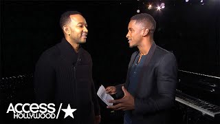 John Legend Talks Wife Chrissy Teigens Pregnancy Baby Names  Access Hollywood [upl. by Maximilianus]