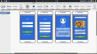 How to create app wireframes in Balasmiq [upl. by Udell]