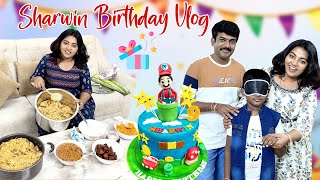 Sharwin Birthday Celebration Vlog  Surprising Gifts  He Cried  Karthikha Channel Birthday Vlog [upl. by Nairred925]