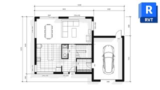 Revit 2023 Tutorial  Complete Floor Plan 🏠 [upl. by Euqilegna]