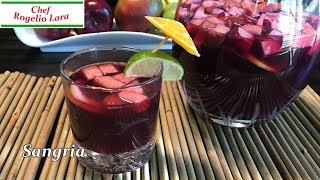 COMO HACER SANGRIA RECETA DELICIOSA [upl. by Nuriel]