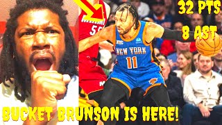 HEAT VS KNICKS REACTION 2024 MIAMI HEAT VS NEW YORK KNICKS HIGHLIGHTS REACTION 2024 [upl. by Layne]