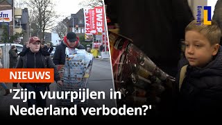 Vuurwerktoeristen uit Nederland kopen massaal hun knallers in Duitsland  1Limburg [upl. by Nocaj967]