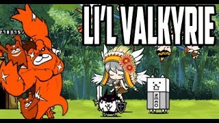 Lil Valkirya Vs Red Bear  The Battle Cats Cap138  ZeroTG [upl. by Sandye]