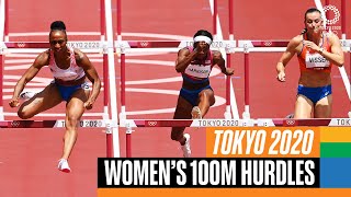 Womens 100m Hurdles Final 🏃‍♀️  Tokyo Replays [upl. by Isolde]