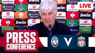 Gian Piero Gasperini PostMatch Press Conference LIVE  Atalanta 01 Liverpool  Europa League [upl. by Otrebla453]