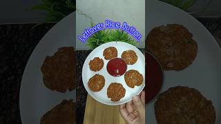 Trending Recipe of leftover Rice ButtonRice Button recipeleftover Rice pakodashorts trending [upl. by Vitia]