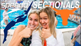 Sectionals Vlog  Last Swim Meet Vlog [upl. by Alarick]