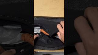 Clarks Wallabee Black Suede unboxing [upl. by Tatianas]