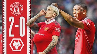 Martial And Garnacho Scoring Again ⚽️🙌  Man Utd 20 Wolves  Highlights [upl. by Nocaed51]