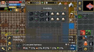 Get 2 SET ANCIENT Armour 99 WAR  How to TRADE w Bone Focus NPC Volkar  Doratia  Tibiame [upl. by Parfitt]