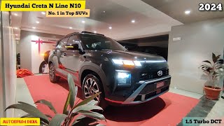 2024 Hyundai Creta N Line N10 15 Turbo DCT Sporty Elegance Unleashed💫 [upl. by Namwen]