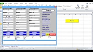 20Rechnungsprogramm in Excel selber erstellen ComboBox2 füllen [upl. by Hestia]