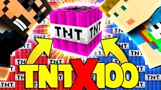 AIM for CRAINERS BUTT 100x TNT NEW CUSTOM TNT Minecraft [upl. by Aihtniroc]