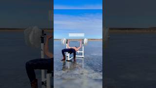 Bench Press With Ice shorts gym fitness benchpress [upl. by Acnaib]