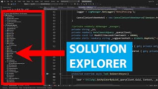 How To Add Solution Explorer in Visual Studio 2022 [upl. by Idolla]