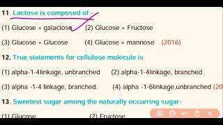 Carbohydrates MCQ  Biochemistry MCQ with Answers so important MCQS from KMU [upl. by Pennebaker]