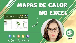 MAPA DE CALOR NO EXCEL COM DOIS CLIQUES [upl. by Einohpets622]