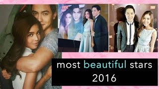 ALDEN amp MAINE LT beats Miss Universe Pia as MOST BEAUTIFUL STARS 2016 [upl. by Nnagem]