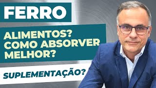 FERRO  COMO REPOR Alimentos Suplementação [upl. by Ilka]