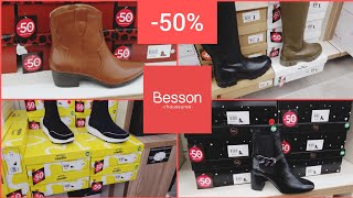 ❤️👢BESSON CHAUSSURES SOLDES 50 JANVIER 2024 [upl. by Truda]