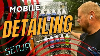 Mobile Detailing Van Setup Tour [upl. by Neetsyrk]