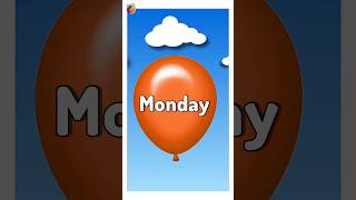 Days of the week song  Sunday Monday song week name in english [upl. by Rikki]