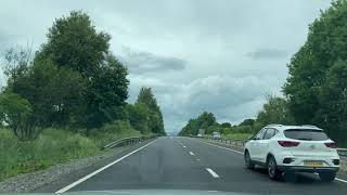 M9 Motorway Uk  Driving To Dundee Part 1 Crossroads Uk Driving [upl. by Thackeray]