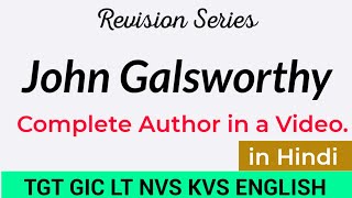 John Galsworthy Complete Author  Complete Author in a Video [upl. by Yared667]