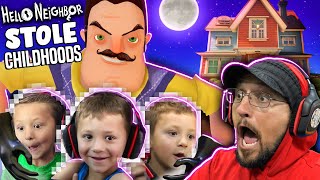 Hello Neighbor Stole Childhoods Forgotten Memories FGTeeV GameplaySkit [upl. by Nolitta]