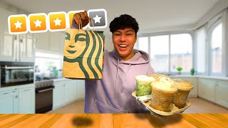 Rating Influencers Starbucks Orders [upl. by Honig]