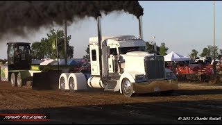 Semi Truck Pulls 2017 Isabella County Fair [upl. by Nrol772]